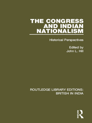 cover image of The Congress and Indian Nationalism